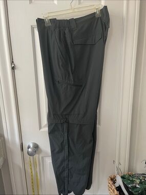 Men's Gray Convertible Cargo Pants -